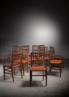 Martin Nyrop Set of 12 Martin Nyrop dining chairs - 3156161