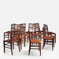 Martin Nyrop Set of 12 Martin Nyrop dining chairs - 3160670