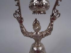 Martin Sugar Pair of Antique Neresheimer German Silver King Queen Wedding Cups - 3770167