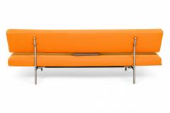 Martin Visser Martin Visser for Spectrum Modern Orange Felt Convertible Sleeper Sofa - 2794192