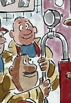 Marty Murphy Firemen on Fire Sweet To Let Us Practice Over Here Playboy Magazine - 4482158