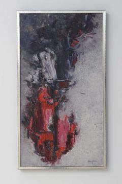 Mary Gehr American Mid Century Abstract Oil on Canvas - 4514598