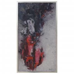 Mary Gehr American Mid Century Abstract Oil on Canvas - 4514599