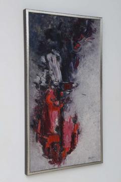 Mary Gehr American Mid Century Abstract Oil on Canvas - 4514600