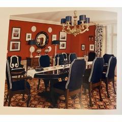 Mary McDonald Interiors 10 Double Pedestal Regency Style Dining Table - 3287077
