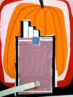 Mary Robinson Blair Mid Century Cigarette Ad Illustration - 4301243