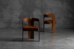 Marzio Cecchi Dining Chairs by Marzio Cecchi Italy 1970s - 4522652