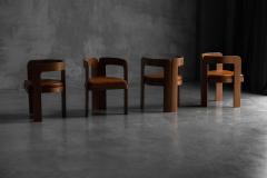 Marzio Cecchi Dining Chairs by Marzio Cecchi Italy 1970s - 4522656