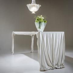 Marzio Cecchi Dining Table in the Form of a Draped Cloth by Marzio Cecchi Italy mid 1970s - 4684134