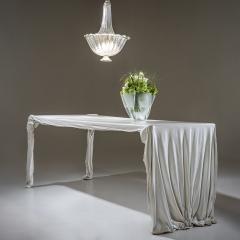 Marzio Cecchi Dining Table in the Form of a Draped Cloth by Marzio Cecchi Italy mid 1970s - 4684140