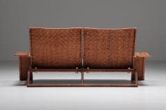 Marzio Cecchi Marzio Cecchi Leather 2 Seater Couch 1970s - 2386888