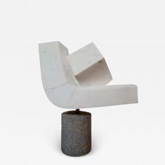 Masami Kodama Masami Kodama Modernist Carrera Marble Granite Steel Sculpture Signed 1970s MCM - 2559670