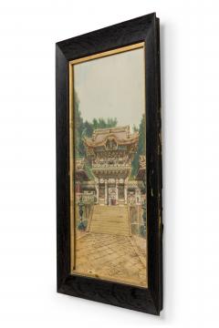 Masana Kawakuba Asian watercolor of a Buddha shrine by Masana Kawakuba - 4640829