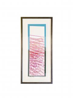 Mashiko Japanese Abstract Expressionist Serigraph Titled 88 - 4516569