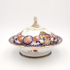 Masons Ironstone Fence and Vase Covered Vegetable Dish England Circa 1830s  - 3691028