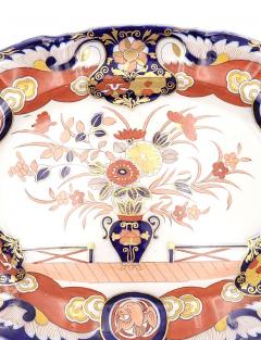 Masons Ironstone Fence and Vase Platter England circa 1830s - 3701365