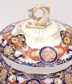 Masons Ironstone Fence and Vase Soup Tureen and Underplate England circa 183 - 3701378