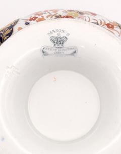 Masons Ironstone Fence and Vase Soup Tureen and Underplate England circa 183 - 3701393