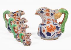 Masons Ironstone Set Five Jugs Pitchers - 4546788