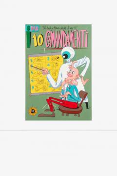 Massimo Giacon 10 Commandments by Massimo Giacon Italy 1997 Acrylic on Wood in - 3189374