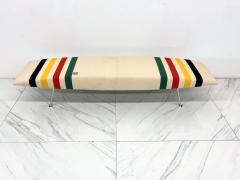 Massimo Iosa Ghini Massimo losa Ghini Plana Bench in 1930s Pendleton Glacier Park Blanket - 4146607
