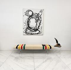 Massimo Iosa Ghini Massimo losa Ghini Plana Bench in 1930s Pendleton Glacier Park Blanket - 4146610