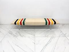 Massimo Iosa Ghini Massimo losa Ghini Plana Bench in 1930s Pendleton Glacier Park Blanket - 4146613