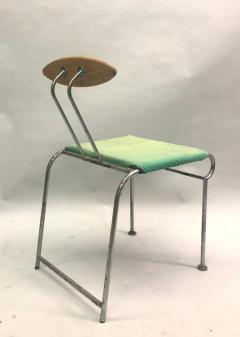 Massimo Iosa Ghini Set of 4 Italian Post Modern Memphis Dining Chairs by Massimo Iosa Ghini - 2372311