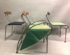 Massimo Iosa Ghini Set of 4 Italian Post Modern Memphis Dining Chairs by Massimo Iosa Ghini - 2372335