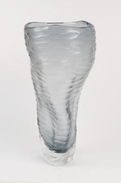 Massimo Micheluzzi Carved Grey Vase - 1080590