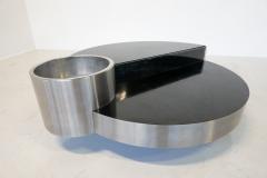 Massimo Papiri Coffee Table Dry Bar Stainless Steel by Massimo Papiri for Sabot Italy 1970s - 4492608