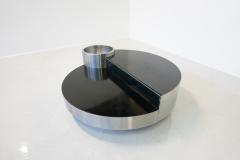 Massimo Papiri Coffee Table Dry Bar Stainless Steel by Massimo Papiri for Sabot Italy 1970s - 4492611