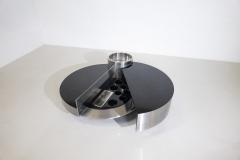 Massimo Papiri Coffee Table Dry Bar Stainless Steel by Massimo Papiri for Sabot Italy 1970s - 4492616
