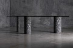 Massimo Vignelli Marble and Glass Dining Table by Massimo Vignelli Italy 1980s - 4529914