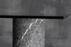 Massimo Vignelli Marble and Glass Dining Table by Massimo Vignelli Italy 1980s - 4529922