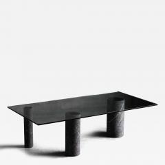 Massimo Vignelli Marble and Glass Dining Table by Massimo Vignelli Italy 1980s - 4532257