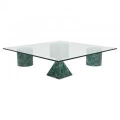 Massimo Vignelli Massimo Vignelli Meta Fora Marble and Glass Coffee Table - 3157464