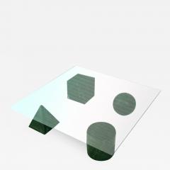 Massimo Vignelli Massimo Vignelli Meta Fora Marble and Glass Coffee Table - 3161139