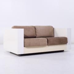 Massimo Vignelli Massimo Vignelli for Poltronova Saratoga Mid Century Settee Sofa - 3910620