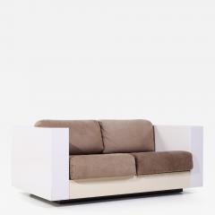 Massimo Vignelli Massimo Vignelli for Poltronova Saratoga Mid Century Settee Sofa - 3912151