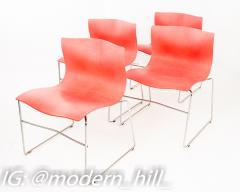 Massimo Vignelli for Knoll International Handkerchief Chairs Set of 4 - 2355922