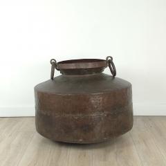 Massive Antique Copper Cooking Pot India circa 1880 - 4141455