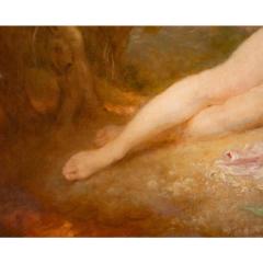 Massive Antique French Nude Oil Painting by Louis Anquetin of Venus Cupid - 4342755