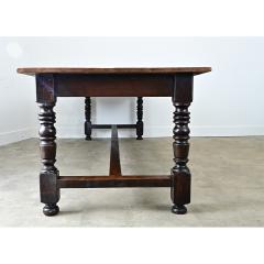 Massive French 1930 s Applewood Farm Table - 4798363