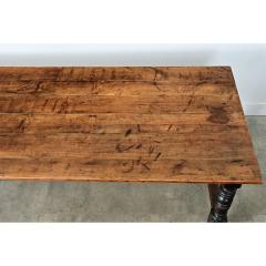Massive French 1930 s Applewood Farm Table - 4798384