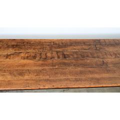Massive French 1930 s Applewood Farm Table - 4798386