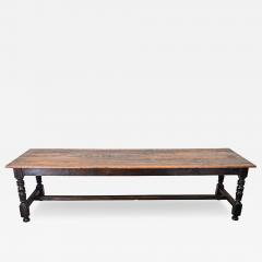 Massive French 1930 s Applewood Farm Table - 4801202