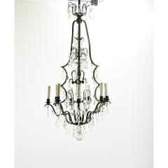 Massive French Brass Crystal Chandelier - 3696954