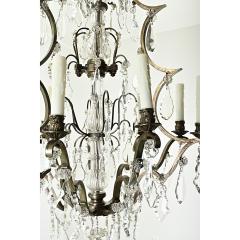 Massive French Brass Crystal Chandelier - 3696999