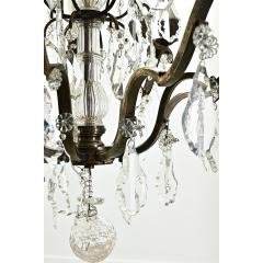 Massive French Brass Crystal Chandelier - 3697046